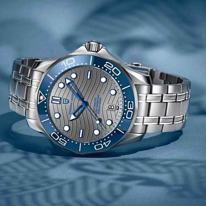 Pagani Design Veracius Blue Stainless Steel Bracelet