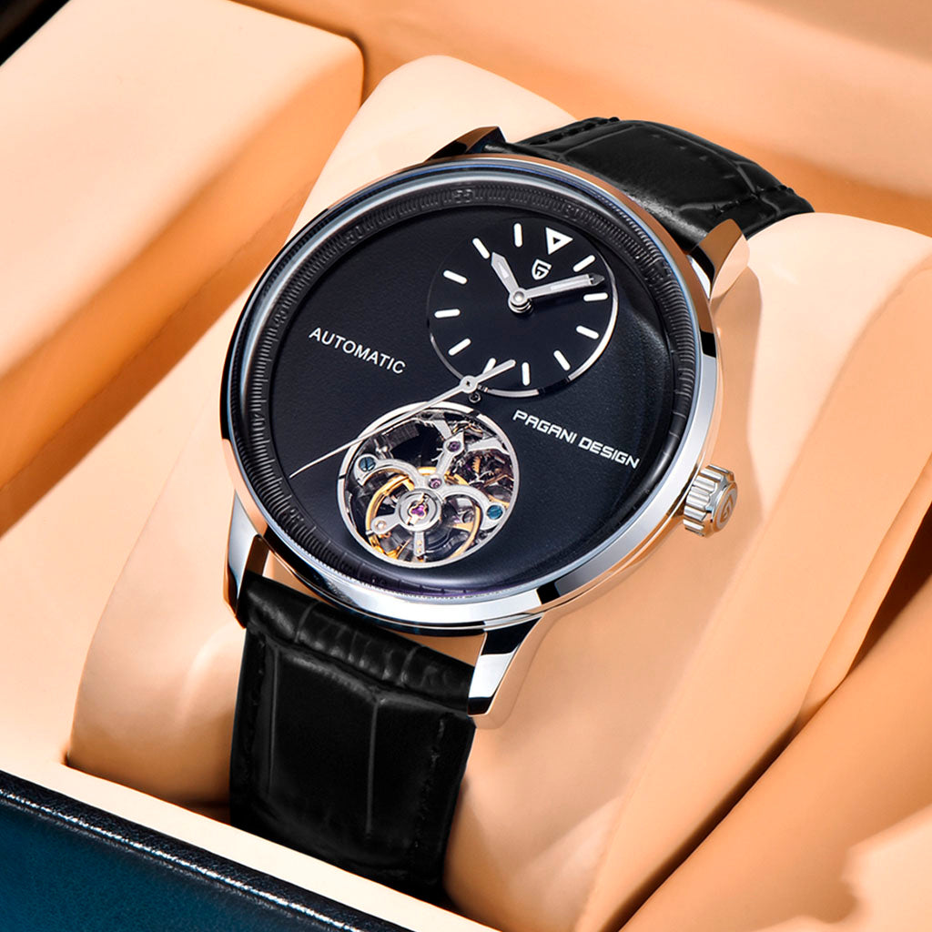 Pagani Design Tourbillon Silver Black